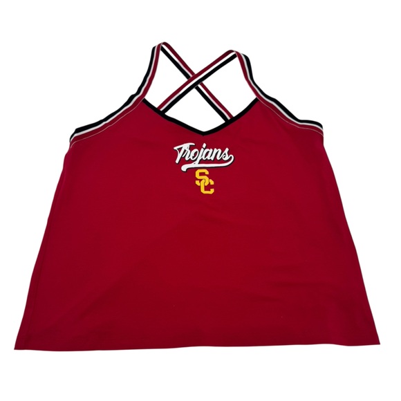 Wear By Erin Andrews Women's Red USC Trojans Tank Top Size XXL - Picture 1 of 10